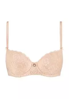 2K rosesence care бюстгальтер на косточках с половинной чашкой цветочный Aubade, цвет nude