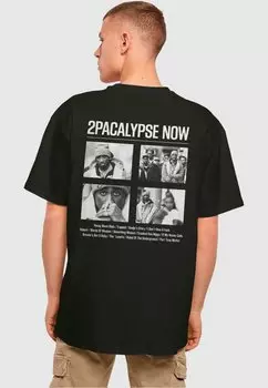 2PACALYPSE NOW OVERSIZE 2Pac Mister Tee, Футболка с принтом черный