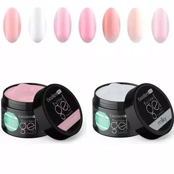 2x Однофазный гель ЦВЕТА НА ВЫБОР Thixotropy EXCELLENT PRO 50 г 2 шт