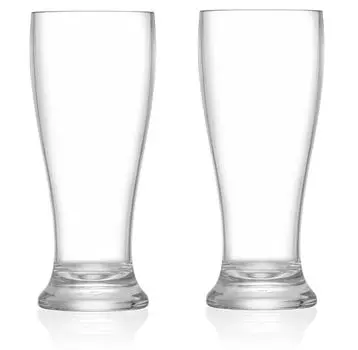 2x пивных бокала Morleos небьющиеся дрожжевые пшеничные пилс шанди пивной бокал неразрушимый до 2000 полосканий походы кемпинг клуб бар бассейн пивной сад Бокалы для Октоберфеста 345 мл