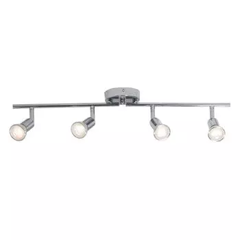 2x светодиодный потолочный светильник, 4-ламповый точечный светильник для балкона-кухни-гостиной 62х10х10см homewell, белый