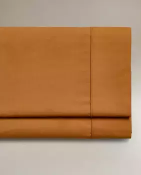 (300 нитей) плоский лист хлопкового перкаля Zara Home, белый