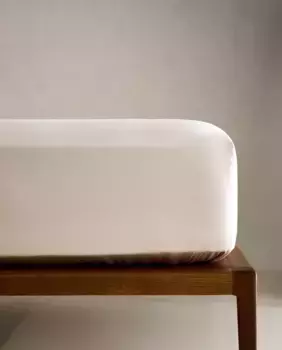 (300 нитей) простынь на подгонке из сатина Zara Home, зеленый