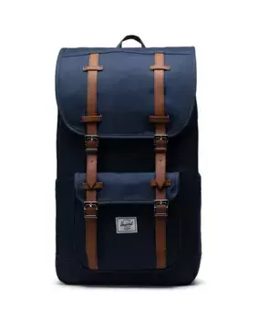 30 л синий экологичный мужской рюкзак с чехлом для ноутбука Herschel, тёмно-синий