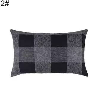 30x50 см клетчатая льняная подушка, чехол для подушки, домашний диван, украшение для автомобильной кровати-2 # Stuttg