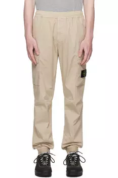 3100031 брюки-карго из ткани парашютного типа Stone Island, цвет desert