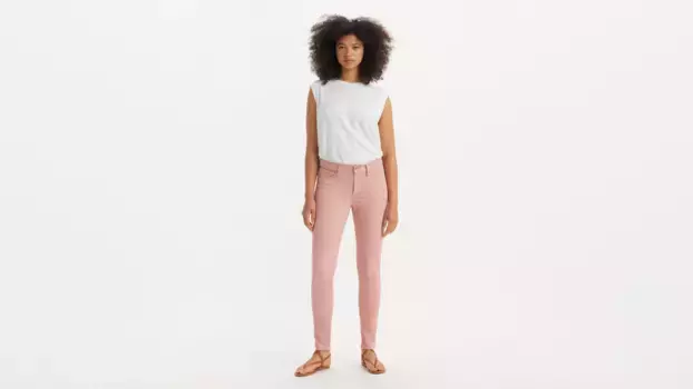 311 моделирующие женские джинсы скинни Levi's, розовый