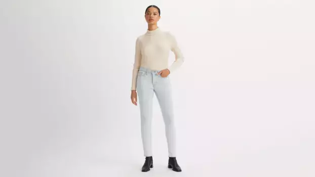 311 моделирующие женские джинсы скинни Levi's, цвет Pillar Up - Light Wash