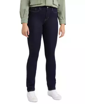 312 Shaping Stretch Mid Rise Slim Leg Джинсы Levi's, синий