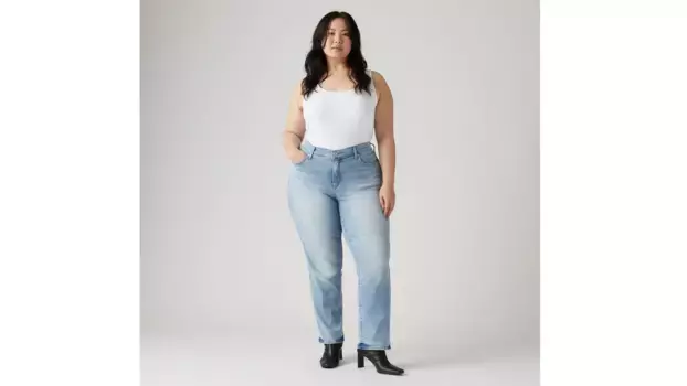 314 моделирующие прямые женские джинсы (большие размеры) Levi's, цвет Twice The Time - Medium Wash