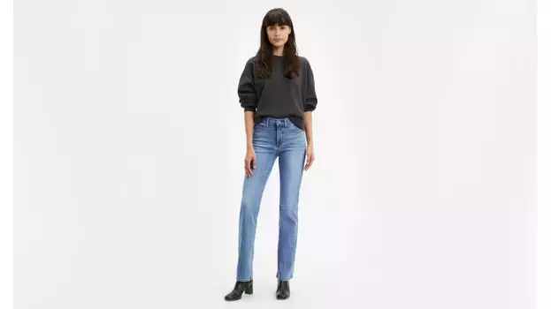 315 моделирующие женские джинсы bootcut Levi's, цвет Lapis Air - Light Wash