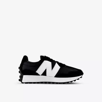 327 низкие кроссовки из замши и сетки New Balance, черный