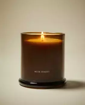 (350 г) ароматическая свеча мускусных оттенков Zara Home, желтый