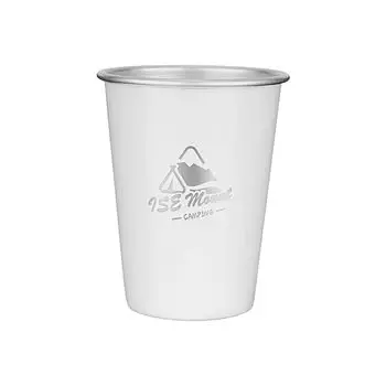 350 мл кофейная чашка, термостойкая большая емкость, обработка краски, нержавеющая сталь, кружка для кемпинга, молока, пива, уличные аксессуары-белый A Hameb