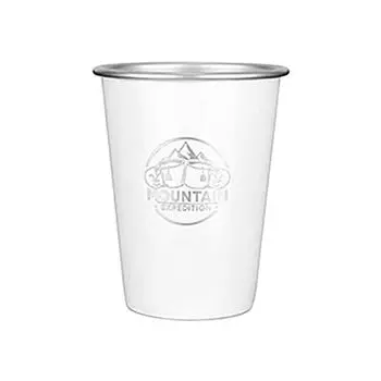 350 мл кофейная чашка, термостойкая большая емкость, обработка краски, нержавеющая сталь, кружка для кемпинга, молока, пива, уличные аксессуары-белый B Hameb