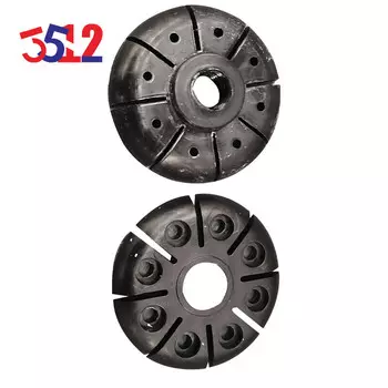 3512 37 Втулка для аксессуаров для палаток с плоской решеткой 10 шт. (по одной крышке втулки и основанию втулки)