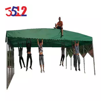 3512 Большая раздвижная маркиза, большая телескопическая маркиза, длина 10, ширина 6, высота 2,5, верхняя ткань + стальная рама