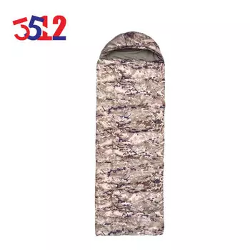 3512 Камуфляжный спальный мешок, утепленный, теплый, хлопковый, для отдыха на природе, для кемпинга, конверт для взрослых, спальный мешок с рисунком чернил, зима, 1 кг
