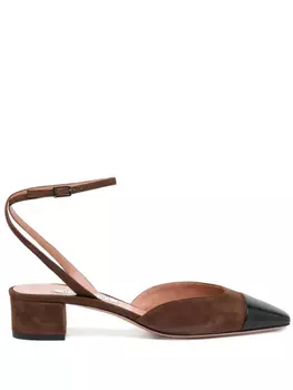 35 мм французские флирт-мюли Aquazzura, коричневый