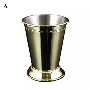 360 мл нержавеющая сталь мохито мятный джулеп чашка барная вечеринка пивной коктейльный напиток кружка-золотой a Hameb, мультиколор