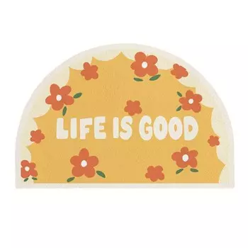 360Домашний коврик для ванной комнаты, коврик для ванной, ковровые коврики для ванной, жизнь хороша, 40 см * 60 см 360Home, коричневый