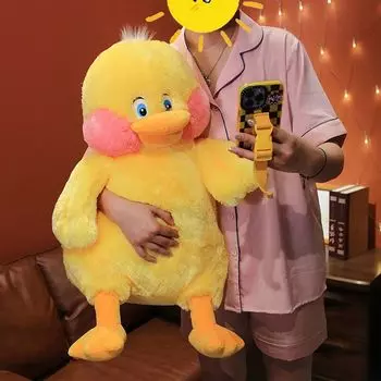 360Домашняя детская игрушечная подушка, маленькая желтая утка, кукла, подушка для сна, желтая, 75 см 360Home