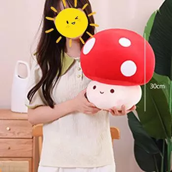 360Home детская плюшевая игрушка-кукла-гриб подушка 30см