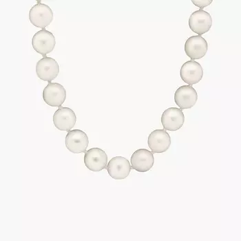 36-дюймовое классическое ожерелье из нити культивированного жемчуга Акойя из 18-каратного желтого золота (8,0-8,5 мм) Blue Nile