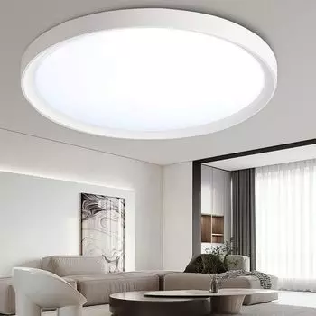 36Вт светодиодный потолочный светильник круглый 2500лм, потолочный светильник холодного белого цвета, световая панель для спальни, гостиной, кабинета, офиса, кухни, 38см lapamax