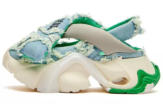 3.0 Пляжные сандалии женские светло-голубые Keddo