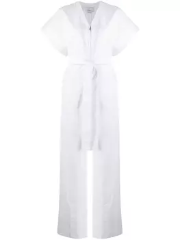 3.1 Phillip Lim комбинезон в стиле милитари с поясом, белый