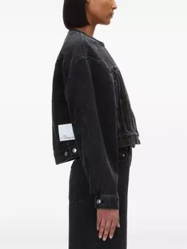3.1 Phillip Lim куртка с нашивкой-логотипом, черный