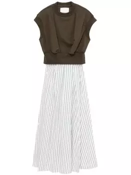3.1 Phillip Lim многослойное платье мини в полоску