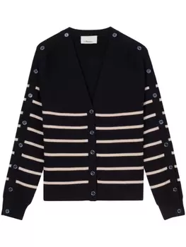 3.1 Phillip Lim шерстяной кардиган с V-образным вырезом, синий