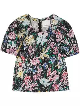 3.1 Phillip Lim топ с объемными рукавами, черный