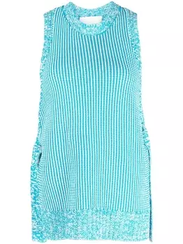 3.1 Phillip Lim трикотажный топ без рукавов, синий