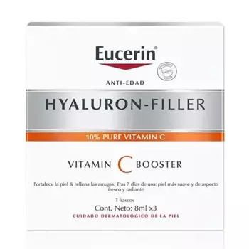 3 флакона ампул витамина С Hyaluron-Filler Vitamin C Booster Eucerin