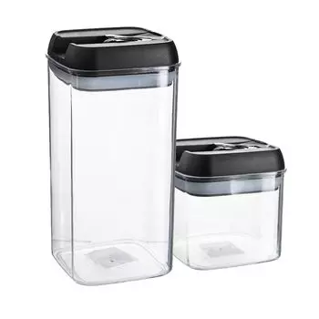 3 контейнера для хранения продуктов с защелкой, кухонная кладовая, 1,2 литра Argon