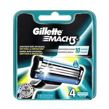 3 Маха 4 шт Gillette