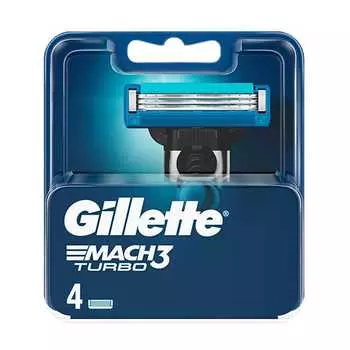 3 Маха Турбо 4 шт Gillette