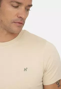 3 PACK Williot, базовая футболка Williot, светло-темно-песочно-бордовая Golden