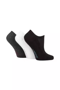 3 пары бамбуковых носков с полумягкой тканью «не для показа» SOCKSHOP, мультиколор