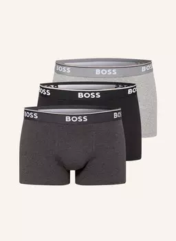 3 пары боксеров Boss, черный