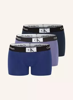 3 пары боксеров Calvin Klein, синий