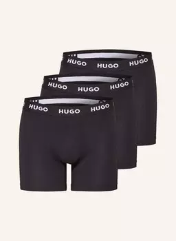 3 пары боксеров Hugo, черный