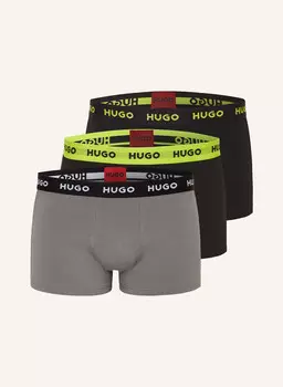 3 пары боксеров Hugo, черный