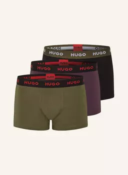 3 пары боксеров Hugo, черный