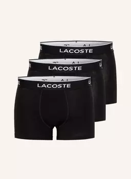3 пары боксеров Lacoste, черный