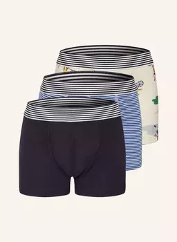 3 пары боксеров Petit Bateau, синий