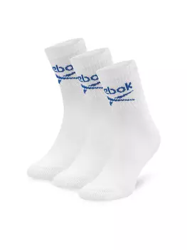 3 пары длинных носков Reebok, белый